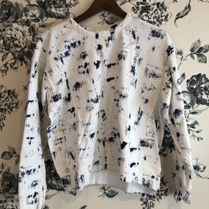 Rag and Bone paint splatter crewneck sweatshirt